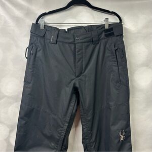 Spyder Thinsulate EUC Black Ski Snowboard Pants Mens Large